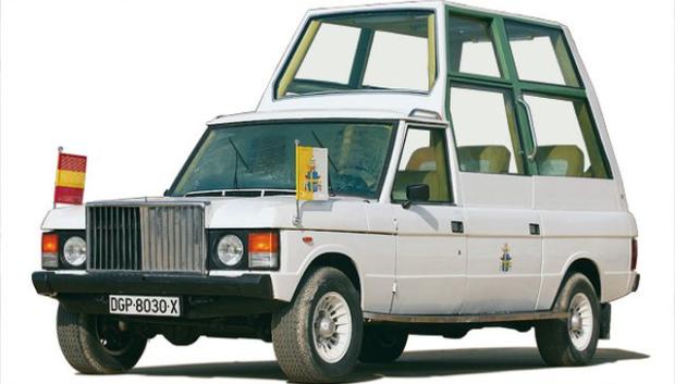 El Range Rover oficial del Papa en 1982 no cabía por las puertas del Bernabéu