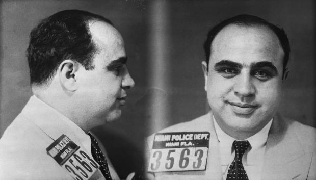 Foto de Capone en Miami, Florida, 1930