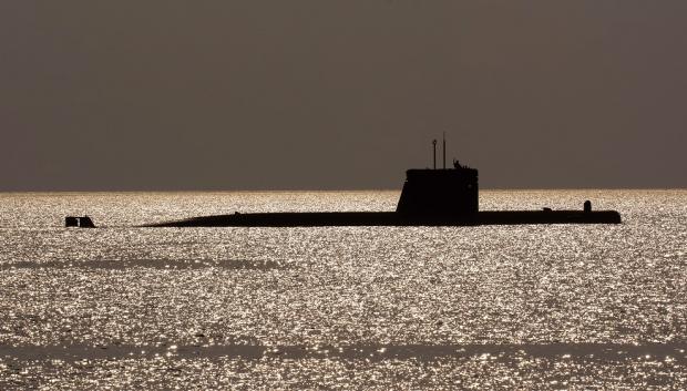 El submarino Tramontana (S-74) de la Armada española