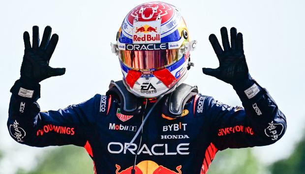 Décima victoria consecutiva de Max Verstappen