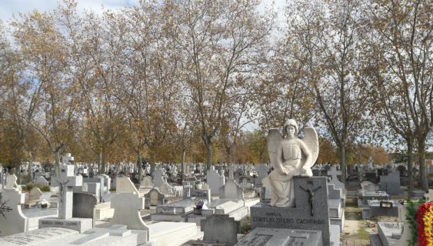 Vista del cementerio de la Almudena