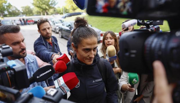 Montse Tomé, la seleccionadora española, este martes en Madrid