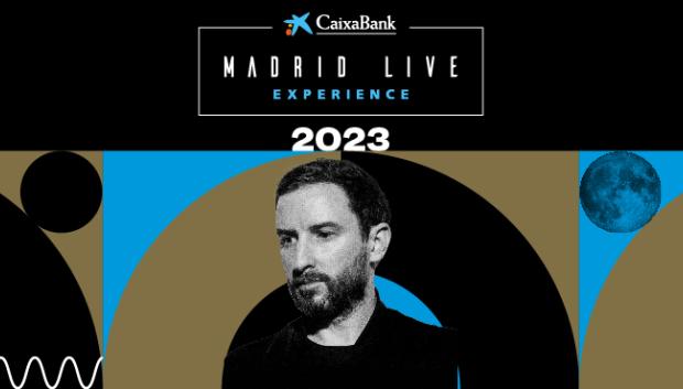 Cartel de Max Cooper para el festival Madrid Live Experience
