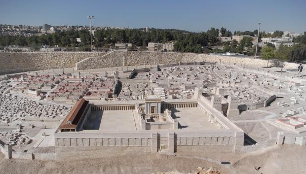 Una reconstrucción de la Jerusalén del siglo i, posible gracias a los aportes de la arqueología bíblica
