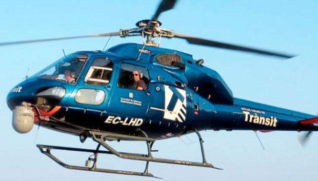 Tráfico de Cataluña cuenta incluso con un helicóptero radar