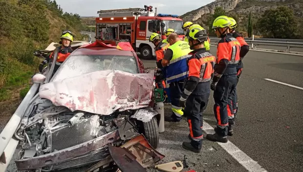 Los accidentes en carreteras nacionales siguen siendo más habituales