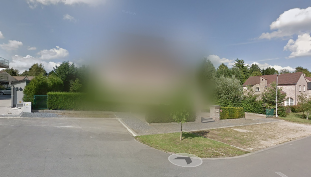La casa de Puigdemont en Waterloo vista desde Google Maps