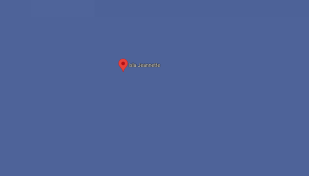 Imagen de Google Maps de la isla Jannette, en Rusia