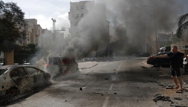 Daños causados por la guerra en Ashkelon