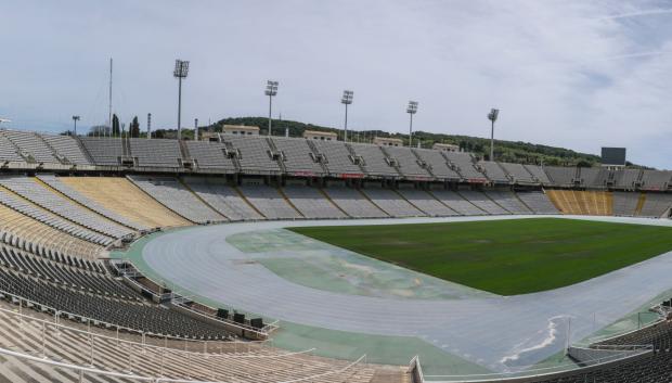 El estadio Olímpico de Montjuic de Barcelona donde actualmente juega el Barça