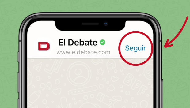 CANAL WHATSAPP EL DEBATE / SEGUIR