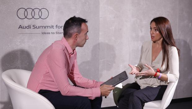 Alicia Asín durante la entrevista que concedió a El Debate en el Audi Summit