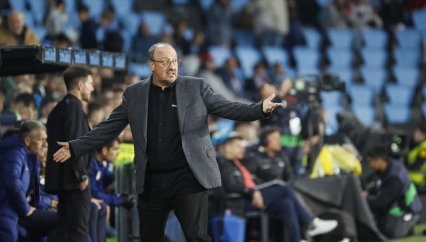 Rafa Benitez en un partido de esta temporada