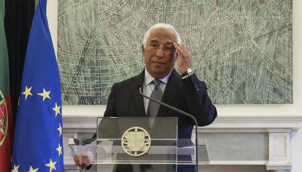 António Costa en el momento de anunciar su dimisión como primer ministro de Portugal