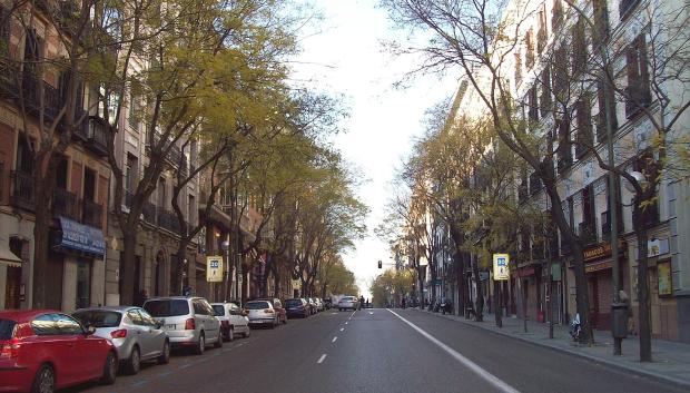 Calle Ferraz en Madrid