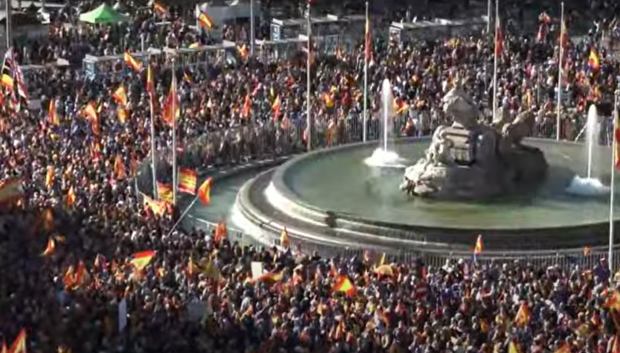 Pantallazo manifestación amnistía