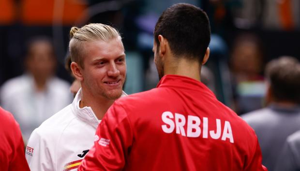 España perdió en fase de grupos contra Serbia. Davidovich y Djokovic