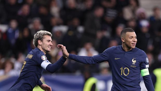 Mbappé y Griezmann estarán en la próxima Eurocopa con Francia