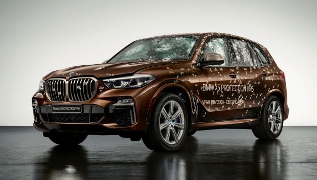 La moda de los SUV también llegó a los blindados en 2004 con este BMW X5 VR6