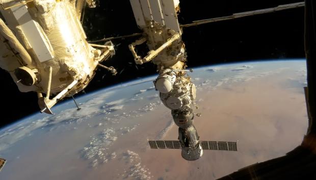 La tierra vista desde la Estación Espacial Internacional