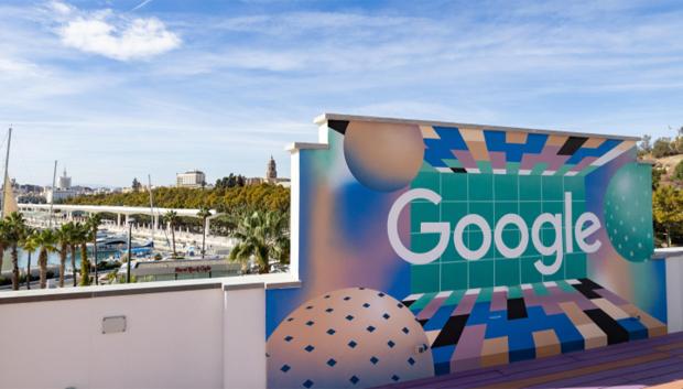 Imagen de Google junto al puerto de Málaga.