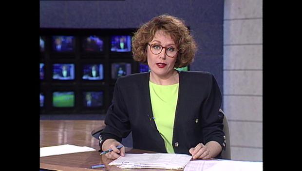 Rosa María Mateo, en su etapa como presentadora del Telediario