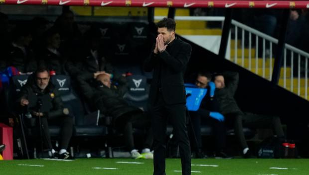 Simeone, entrenador del Atlético de Madrid