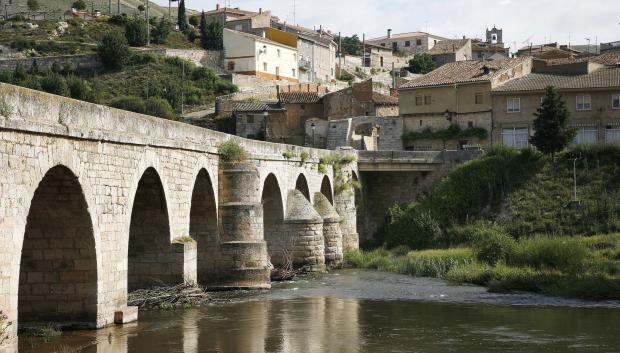 Puente y arco de entrada o de la Paz de Palenzuela