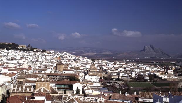 Vista de Antequera desde la Alcazaba