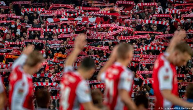 La hinchada del Unión Berlín, rival del Real Madrid en Champions