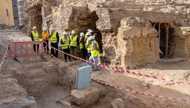 Visita al anfiteatro romano de Cartagena