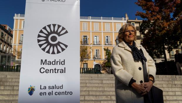 Carmena fue la encargada de poner en marcha Madrid Central