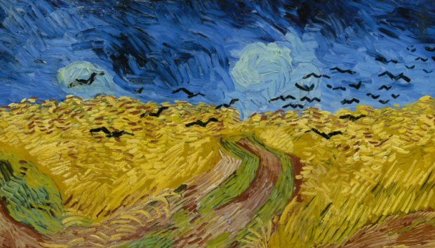 'Campo de trigo con cuervos', de Vincent Van Gogh