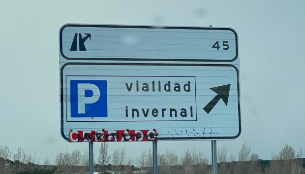 Este tipo de carteles te avisan de la proximidad de una instalación de este tipo