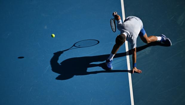 Novak Djokovic estuvo desesperado en los dos primeros sets