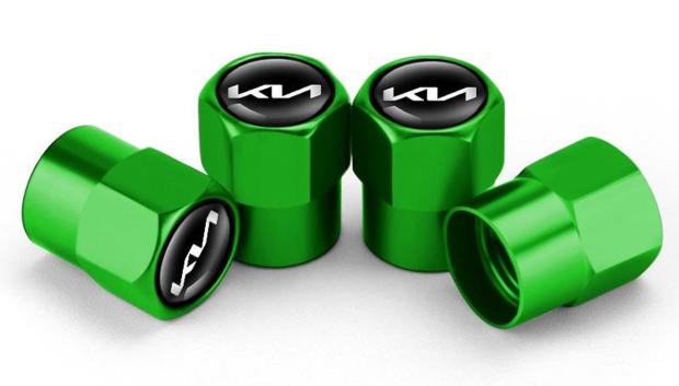 Verdes, metálicos y con el emblema de la marca