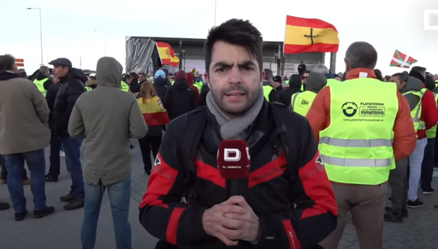 Las manifestaciones agrícolas llegan al estadio Metropolitano de Madrid, en directo