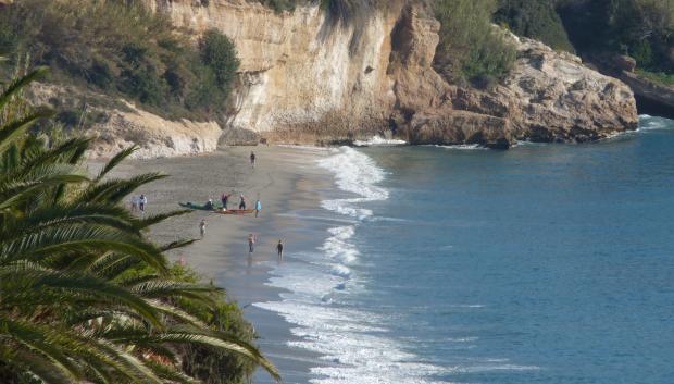 Playa de Burriana, Nerja