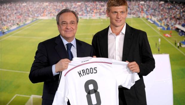 Presentación de Toni Kroos como jugador del Real Madrid en el año 2014