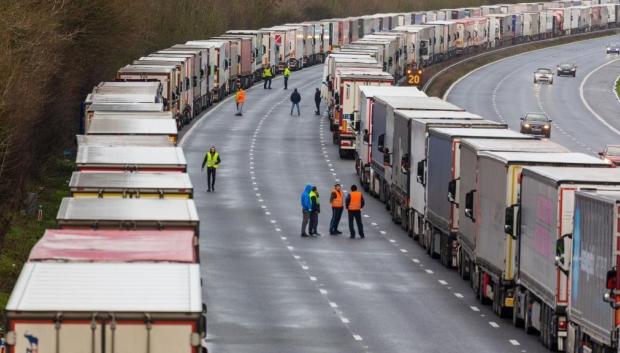 Los camioneros han reclamado recientemente una mejora de sus condiciones laborales
