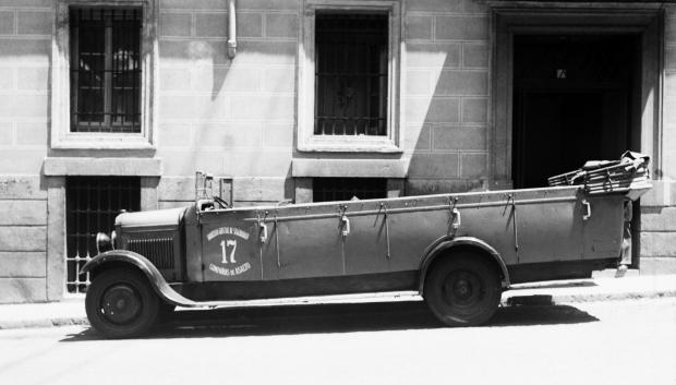 Camioneta de la Guardia de Asalto adscrita al cuartel de Pontejos en la que fue asesinado José Calvo Sotelo la madrugada del día 13 de julio de 1936.