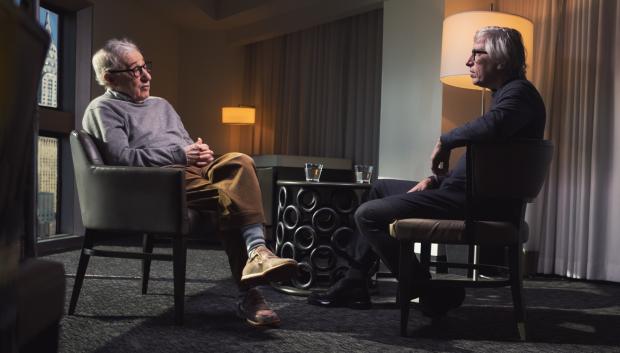 Woody Allen, durante su entrevista con David Trueba