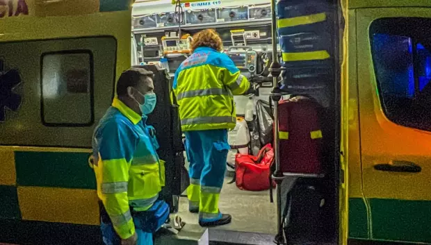 Ambulancia en Madrid de EMERGENCIAS 112