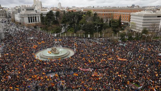 Manifestación Cibeles 9 marzo
