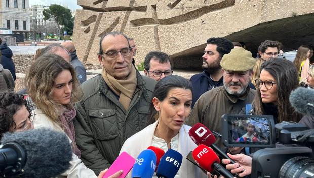 Rocío Monasterio en la Marcha por la vida