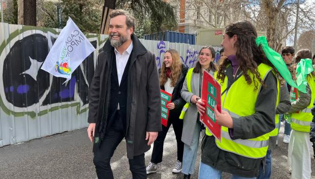 Iván Espinosa de los Monteros en la marcha