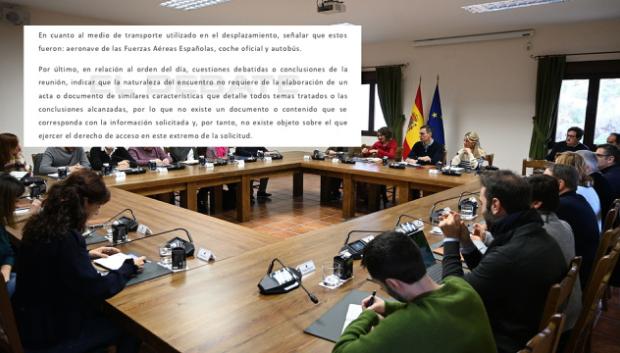 Reunión de Sánchez y su Gobierno