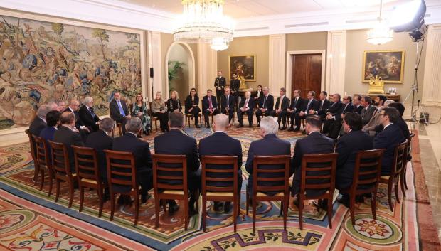 Reunión del Rey con el Comité Ejecutivo de Fomento del Trebajo