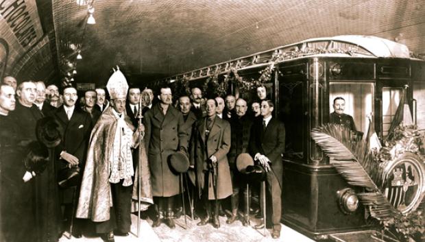 Inauguración de la primera línea del Gran Metropolitano en 1924