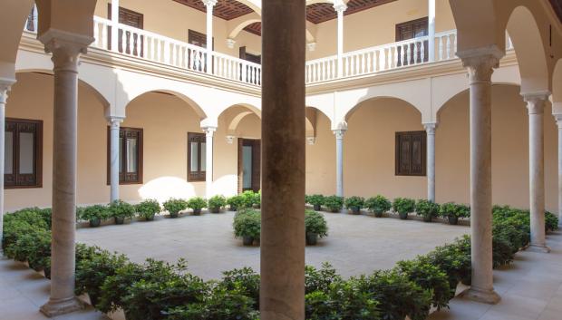 Patio del Museo Picasso de Málaga